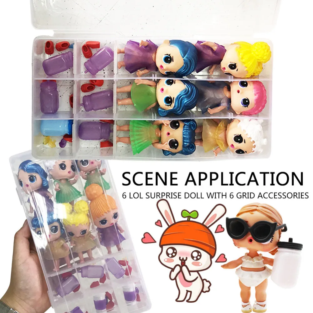 

Random Cutest Little Toys Adorable Mini Dolls Surprised Dolls Case For Kids