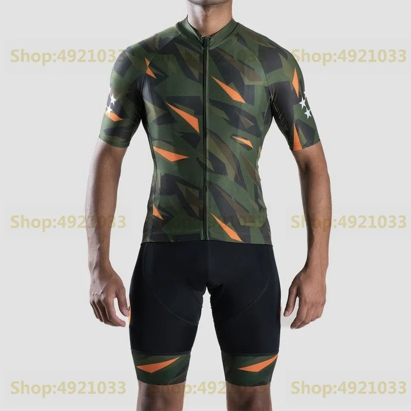 Черная овечья велосипедная майка и шорты с нагрудником оранжевая синяя стильная велосипедная толстовка мужская футболка с коротким рукавом комплект Профессиональный велосипедный комплект - Цвет: 6