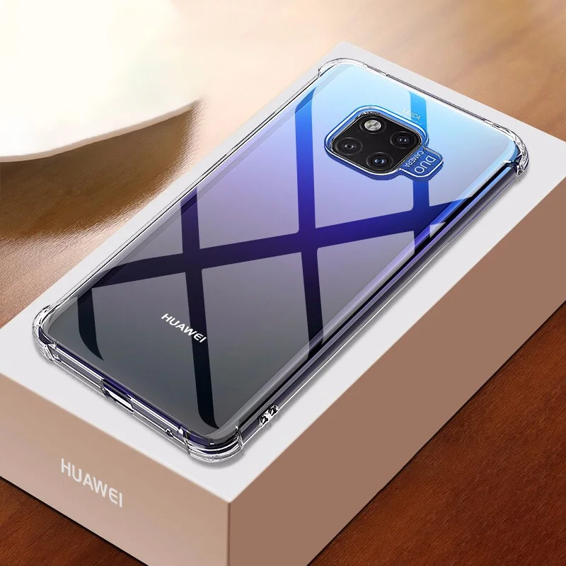 Чехол для Honor 8X 20 чехлы Huawei Mate Lite Роскошный прозрачный мягкий чехол из ТПУ Pro 20X