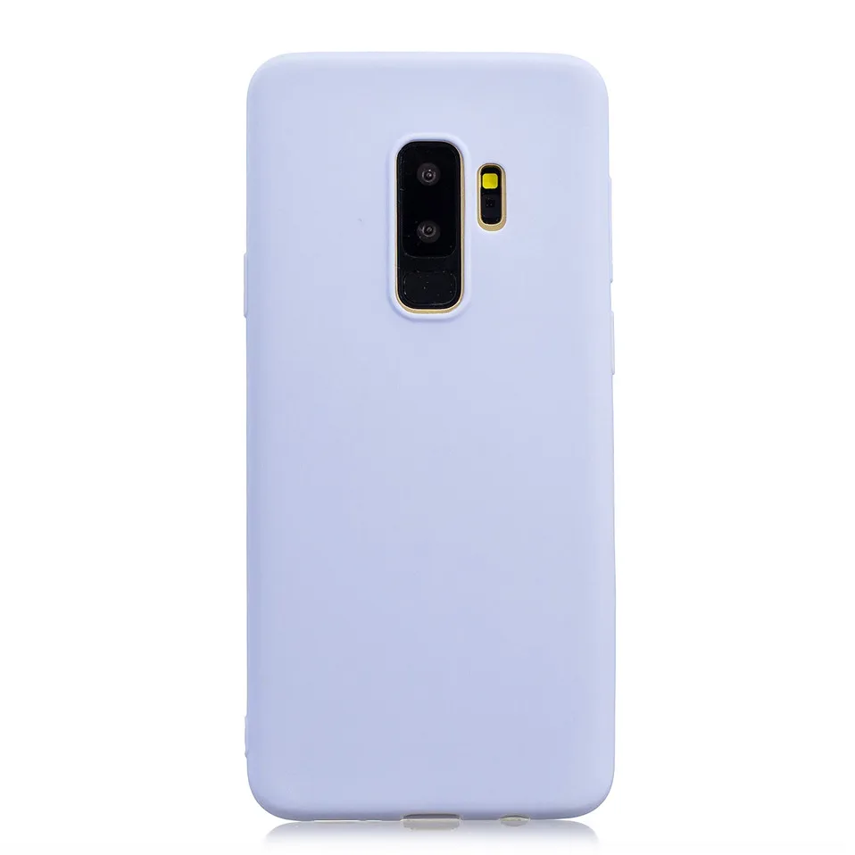 Candy Macaron Color Case For Samsung S6 S7 Edge S8 S9 plus 11