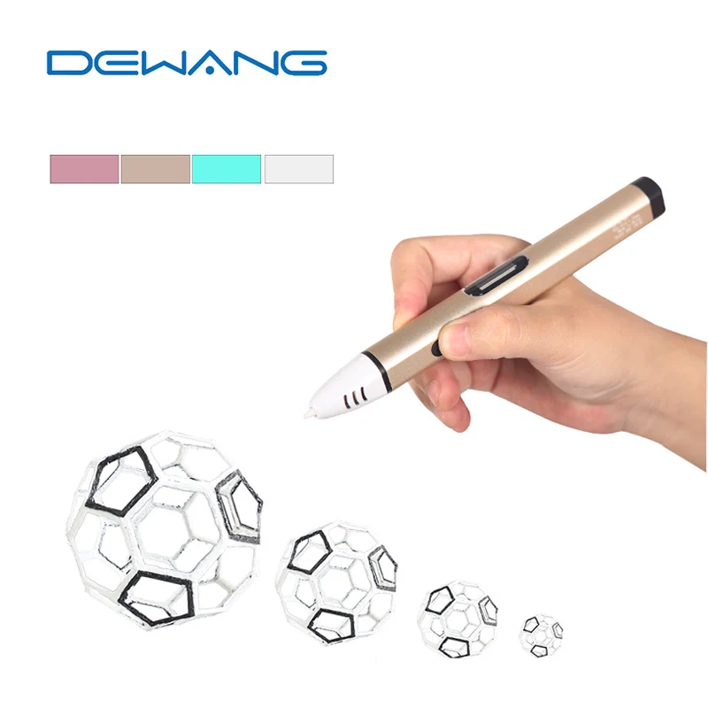 DEWANG 2017 New Generation Colorful 3D Print Pen Kids Gift Fourth Generation 3D Printing Pen Children