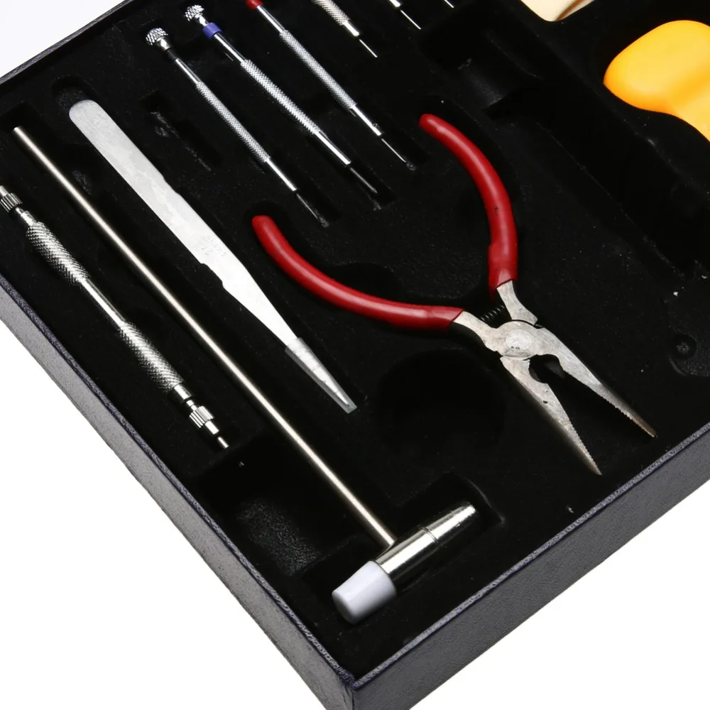 

20Pcs Watch Repair Tool Kit Clock Opener Screwdrivers Pin Punch Set Link Wrench Remover pasadores reloj herraminetas reloj