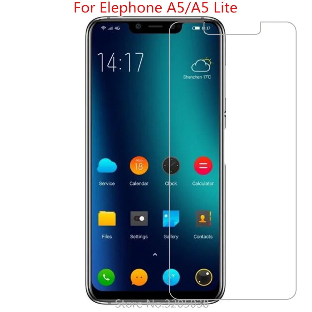 Закаленное стекло для Elephone A5 на телефон защитная пленка Lite | Мобильные телефоны и