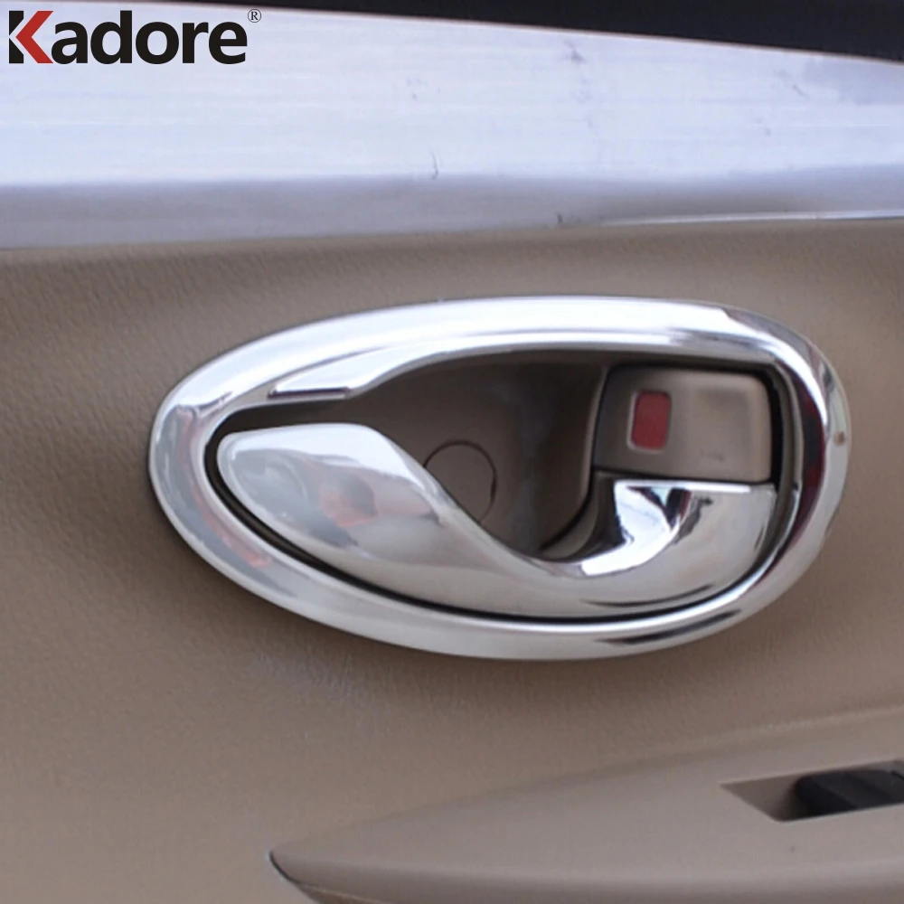 Для Toyota Yaris XP150 хэтчбек хром интерьер дверные ручки чаша крышка отделка Защитная Наклейка аксессуары