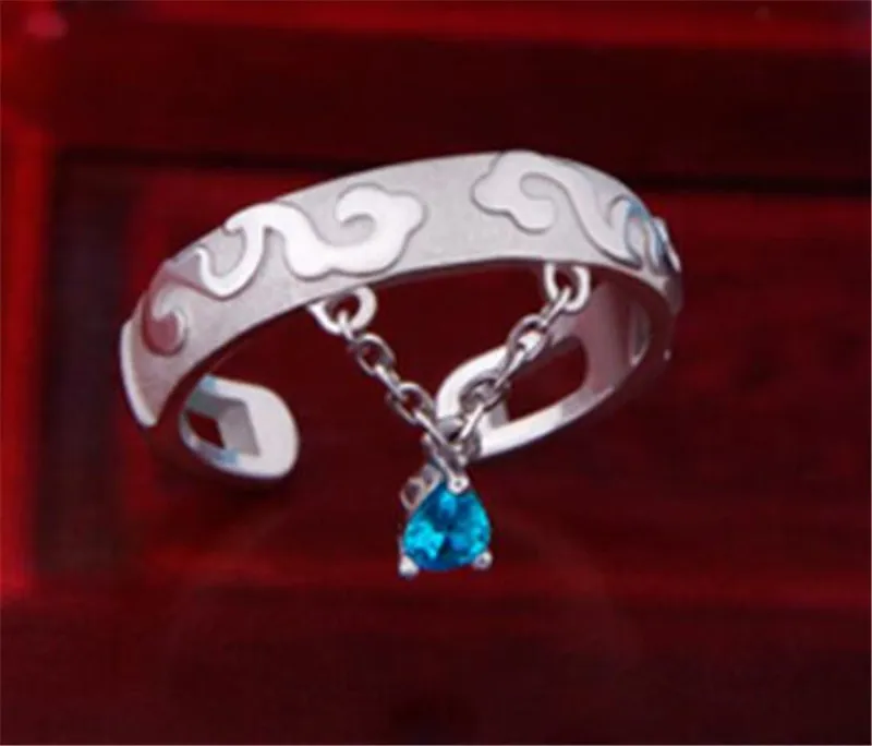 Grandmaster of Demonic Cultivation Lan wangji S925 Серебряное кольцо на палец аниме Хэллоуин косплей кольцо Рождественский подарок