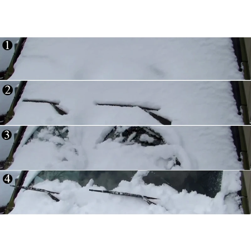 QEEPEI Winter Snow Wiper Blade U Hook Universal High Quality Rubber Windshield Windscreen Auto Car Accessories