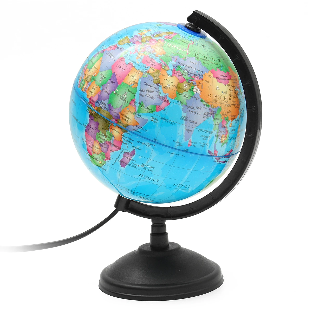 Наземного глобус Карта мира светодиодный свет география Образование игрушка с подставкой украшения дома Офис орнаментом подарок для детей