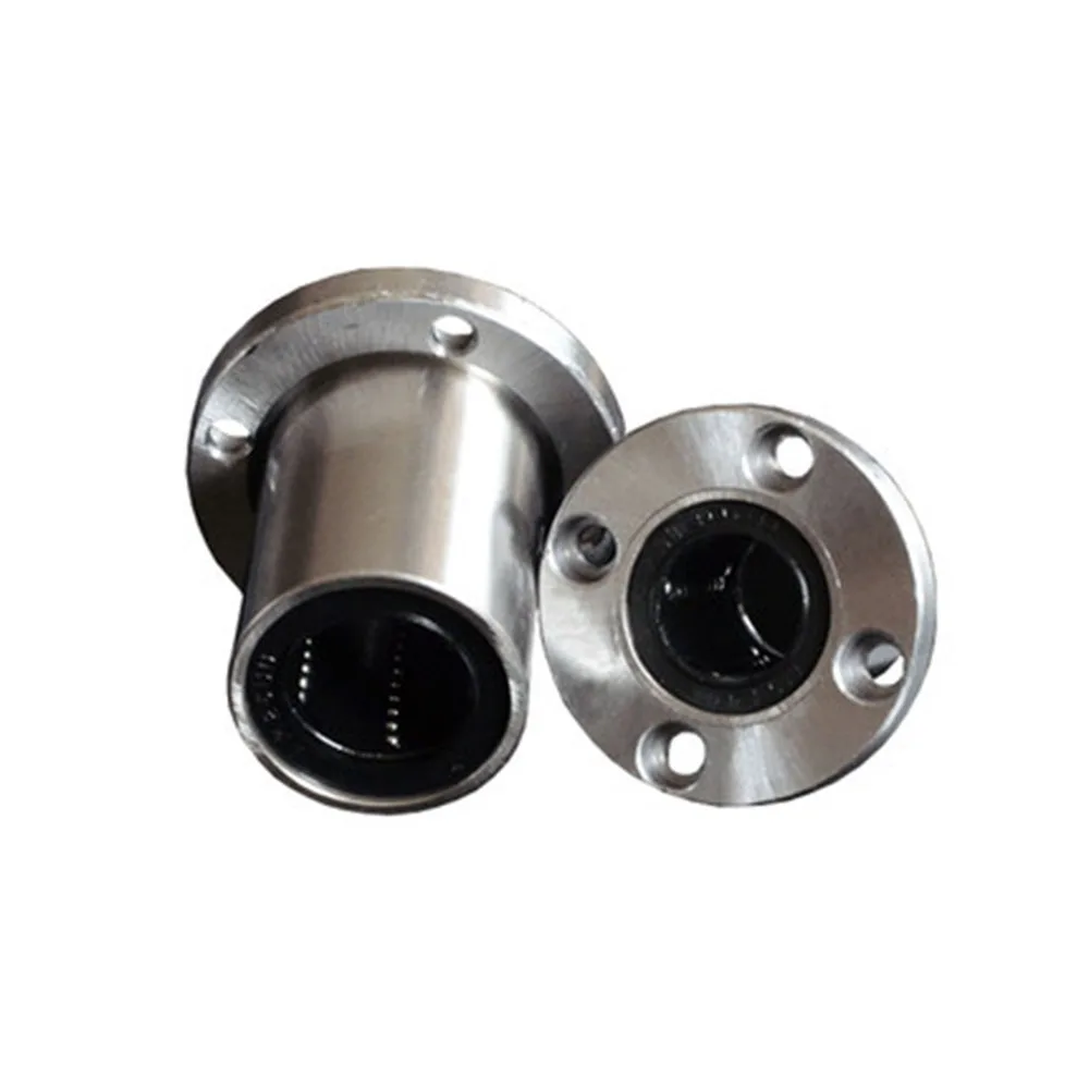 1PCS 6mm/8mm/10mm/12mm/13mm/16mm LMF6UU/LMF8UU/LMF10UU/LMF12UU/LMF13UU/LMF16UU Round Flange Coupling Linear Motion Bearing Rod