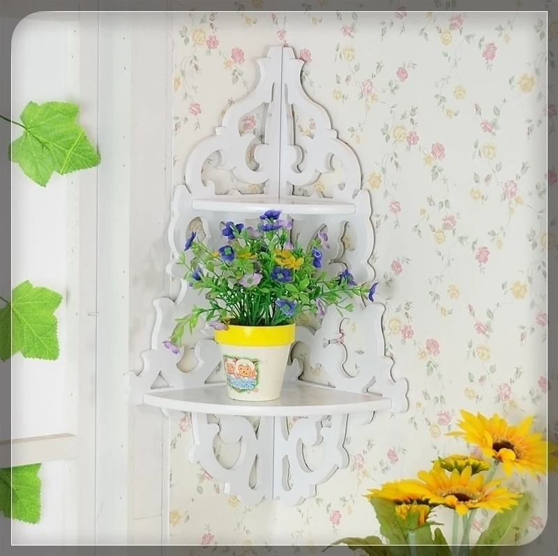 etagere d'angle rustique
