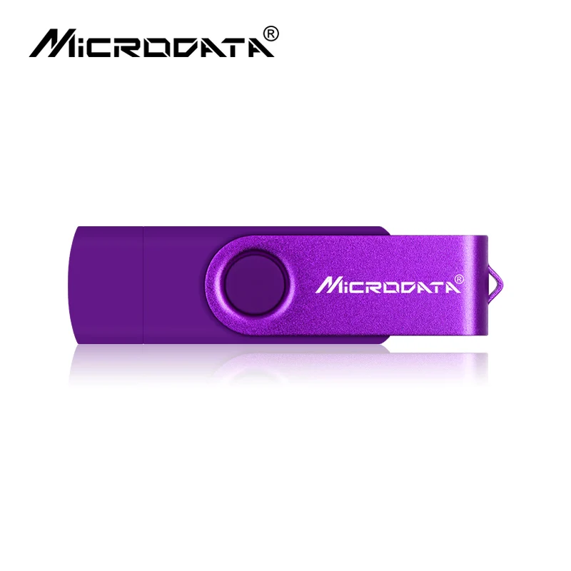 9 цветов, Смарт OTG USB флеш-накопитель, 64 ГБ, 32 ГБ, флеш-накопитель, 8 ГБ, 16 ГБ, USB 2,0, флеш-накопитель для Android, смартфон, планшет - Цвет: Фиолетовый
