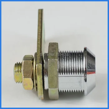 

5 pcs 17mm hex nut fixed solid key toolbox cabinet latch cam lock with same keys