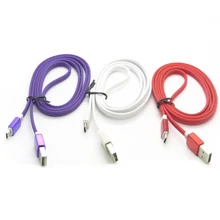 5 шт./лот 1 м плоский Micro 5Pin USB кабель для Samsung смартфона камеры |