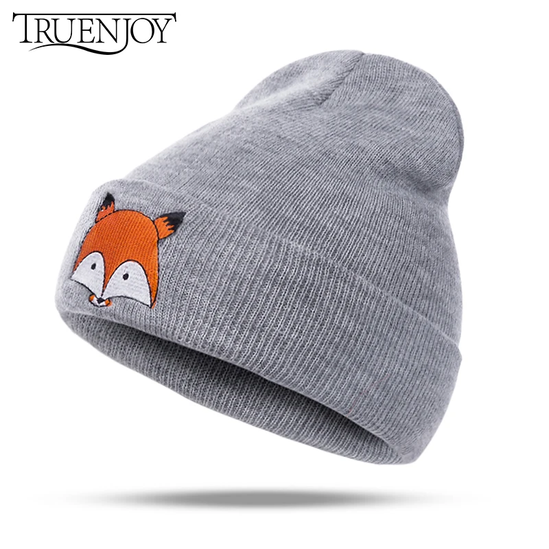 TRUENJOY, вязаная шапка Skullies, женская, мужская, на осень и зиму, шапка с вышивкой, уличная шапка, шапка для мальчиков и девочек, для путешествий, теплые аксессуары