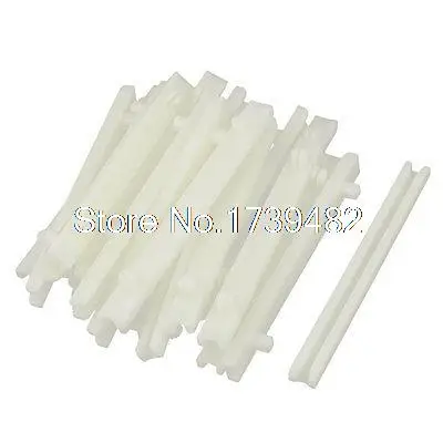 uxcell 20pcs Horizontal Mounting PCB Circuit Board Slot Guide Rail Holder Bar Black uxcell 20pcs Horizontal Mounting PCB Circuit Board Slot Guide Rail Holder Bar Black