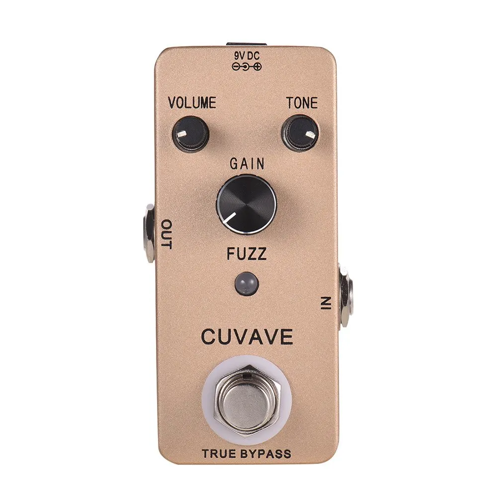 CUVAVE FUZZ винтажный Fuzz гитарный эффект педаль крючок из цинкового сплава настоящий обход