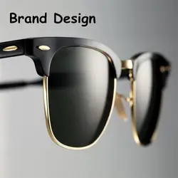 Классические поляризационные солнцезащитные очки для вождения для мужчин и женщин, брендовые дизайнерские высококачественные