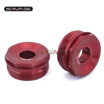 

For KAWASAKI ZX-10R NINJA 2016-2017 Red Motorcycle Accessories Aluminum Front Fork Decorative Cover Cap Bolts