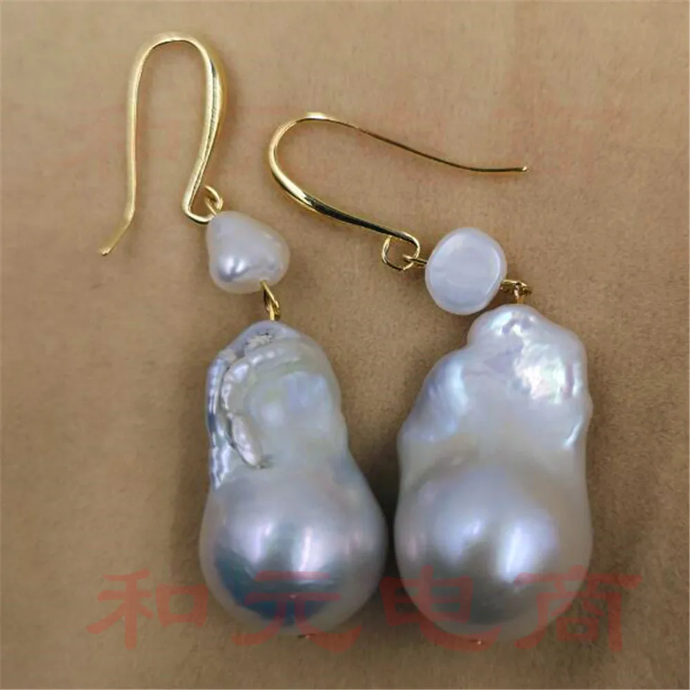 Серьги TwoPin earbob teardrop безупречные золотистые крючки 15 26 мм большие серьги с