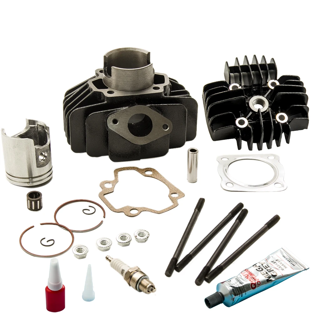 

For Yamaha PW50 Big Bore Kit 60cc Piston Cylinder Head Rings Gasket 1981-2009 High Performance