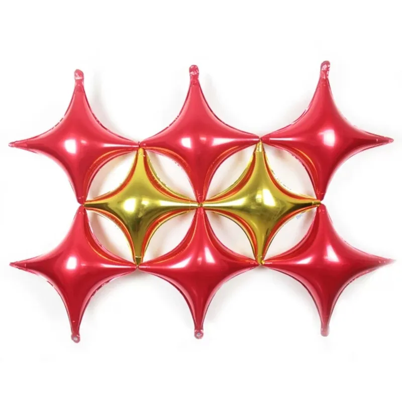 

Multicolor Four Corners Star Foil Balloons Party Decorations Ballons Baby Shower Birthday Wedding Decor Helium Air Balloon Toys