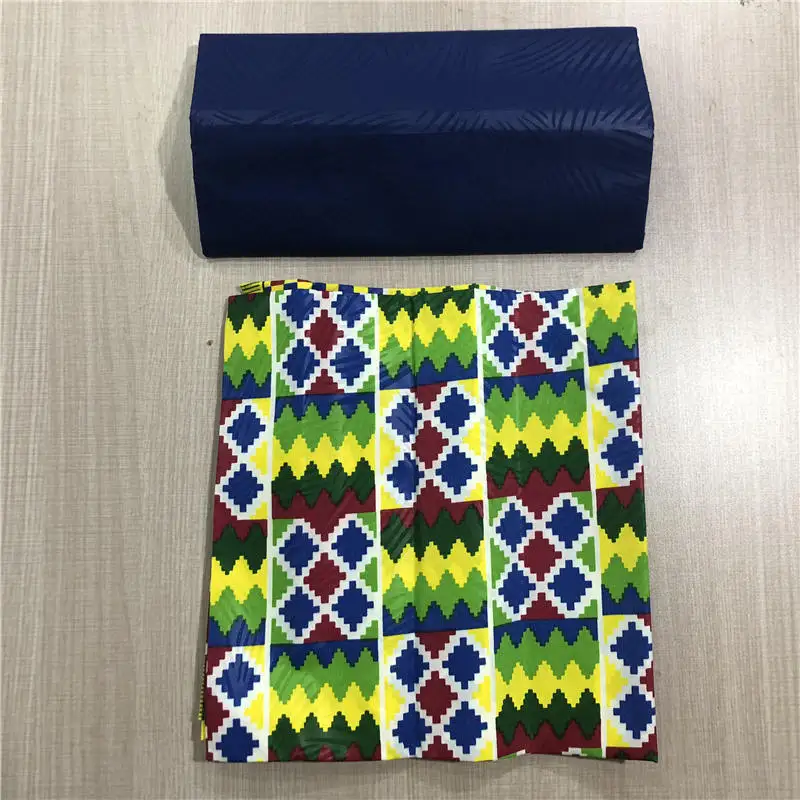 Ганская ткань с принтом воска, африканская ткань tissu, ткань из жаккардовой парчи, нигерийский воск, ткань с принтом Анкары, 4 ярда AW5