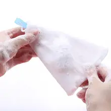 Ванна Душ мыть лицо мыльный пузырь сетка пузырьковая пенящаяся сетка двухслойная мыльная сетка с крюком