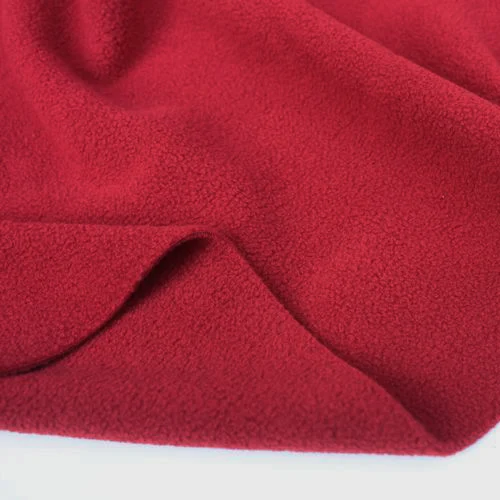 Aliexpress.com : Buy Burgundy double sided Polar Fleece Fabric anti ...