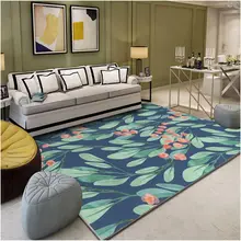 Скандинавские цветы 3D печать для подушки противоскользящая Большой размер кухонный ковер диван Настольный коврик для чая коврик у кровати