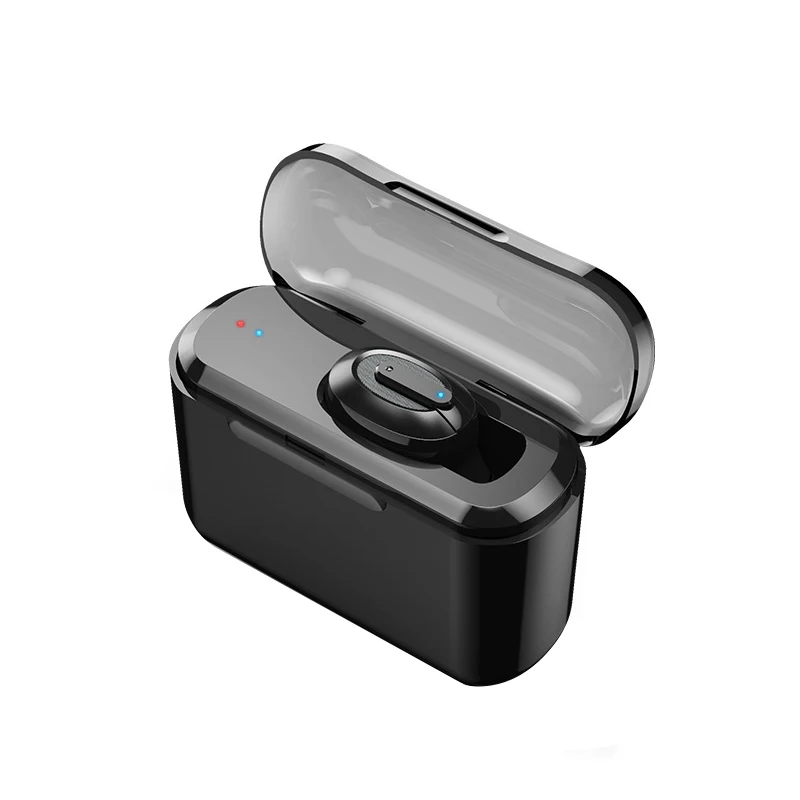 TWS беспроводные наушники Bluetooth 5,0, спортивные наушники, водонепроницаемые спортивные наушники с зарядным устройством 2200 мАч - Цвет: Single ear