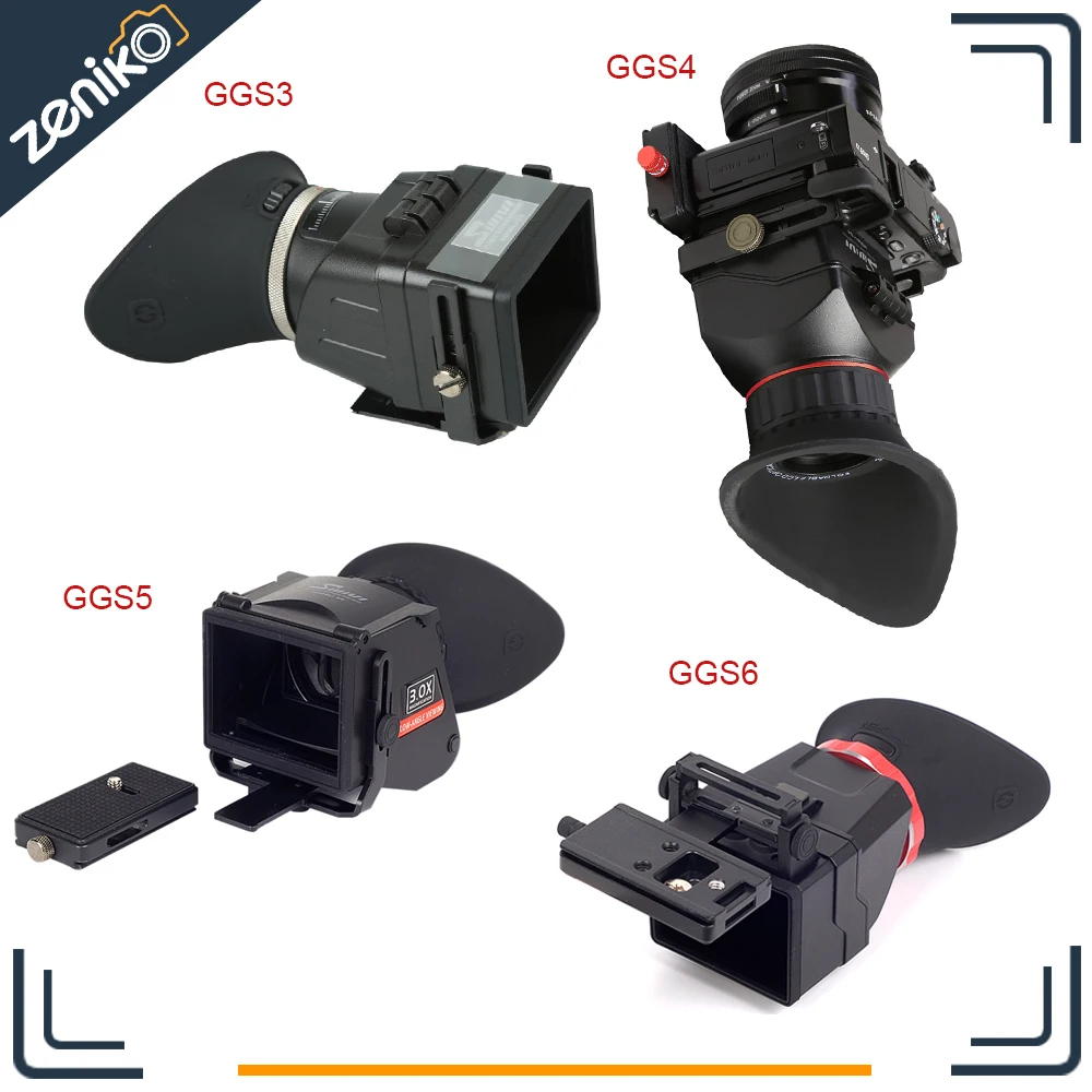 

GGS Swivi S3 S4 S5 S6 all Series Foldable Viewfinder 3X for 3:2 4:3 16:9 Ratio 3.0" 3.2" Screen DSLR Micro Camera with Board