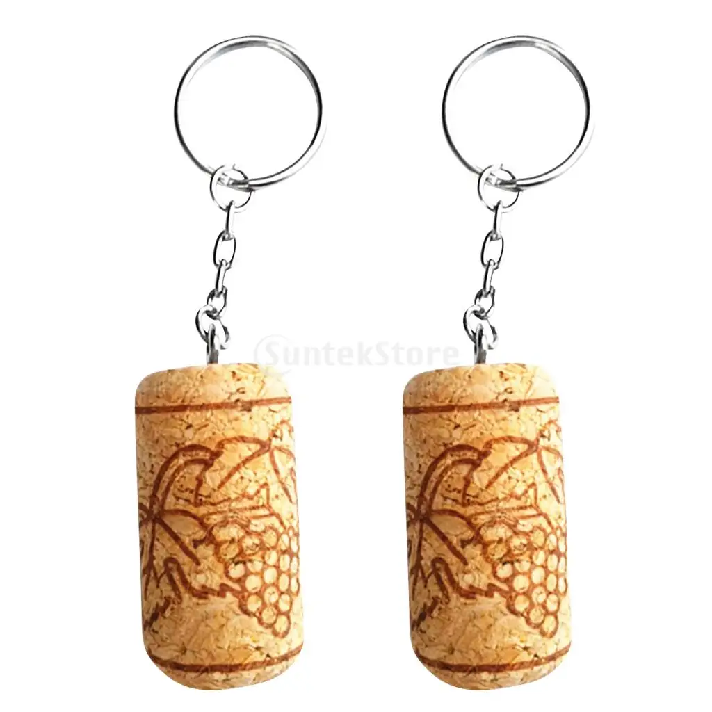 Buy 2 Pcs Large Cork Floating Keyring Water Buoyant