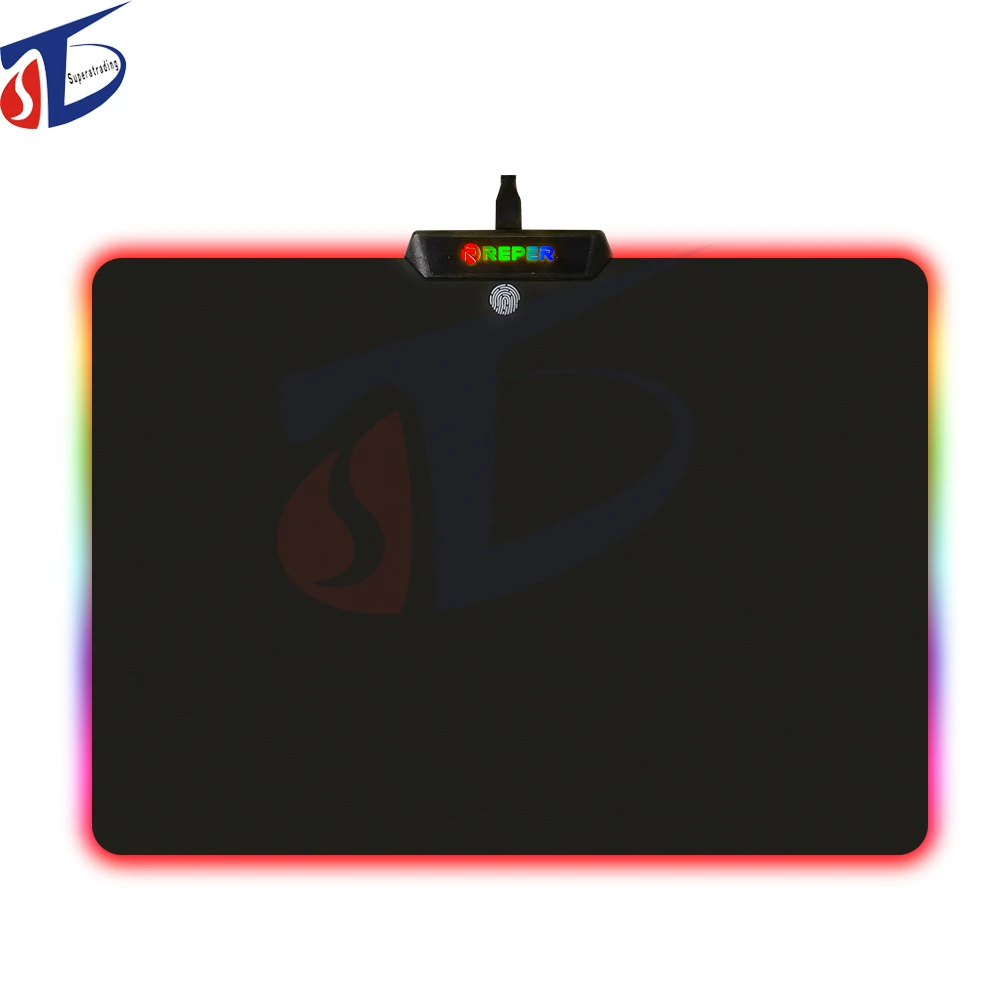 

LED Light USB Gaming Mousepad RGB Colorful Backlight Game Mice Mat with Intelligent Switch,gaming mouse pad with 7 colors