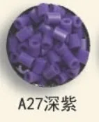 1000pcs /Bag 2.6mm Mini Hama Beads kids toys Available Perler PUPUKOU Activity Fuse Beads 23