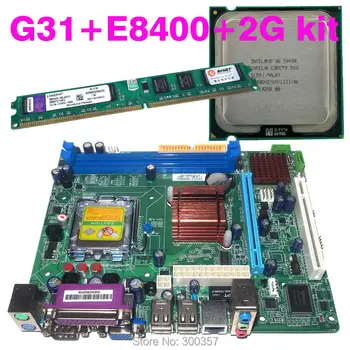 E8600 2Gddr2 800Mhz +NEW g31 motherboard LGA 775 KIT
