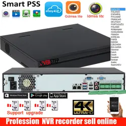 Оригинальный Mutil язык NVR5416-4KS2 NVR5432-4KS2 NVR5464-4KS2 16/32/64ch сети видео Регистраторы H.265 4 К NVR Регистраторы с логотипом