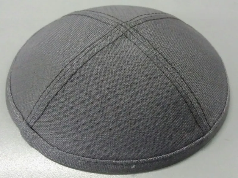 Постельное белье Делюкс еврейская кипа YARMULKE KIPPOT, персонализированное по запросу - Цвет: DARK GREY 2