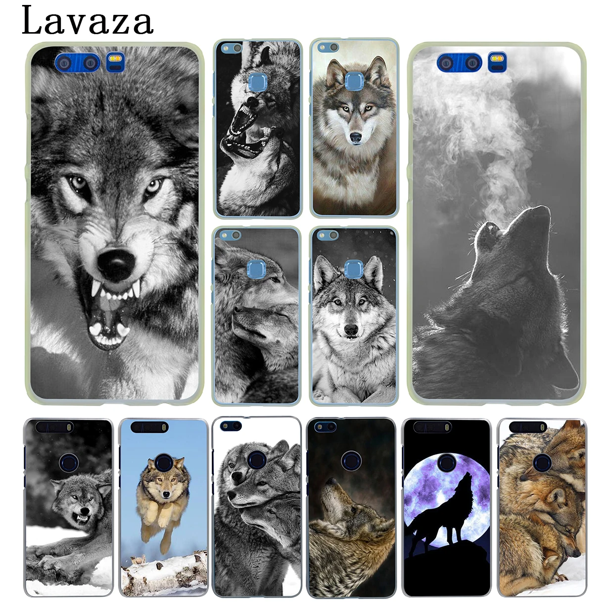 

Lavaza Classic Cool Wolf Hard Case for Huawei Y9 Y7 Y6 Prime 2018 2019 Honor 20 10 8 8C 8X 9X 9 Lite 7C 7X 7A Pro Cover