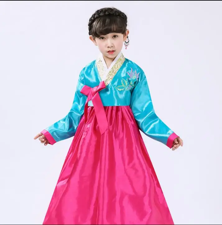 Детский костюм hanbok традиционная корейская одежда танцевальное платье|hanbok