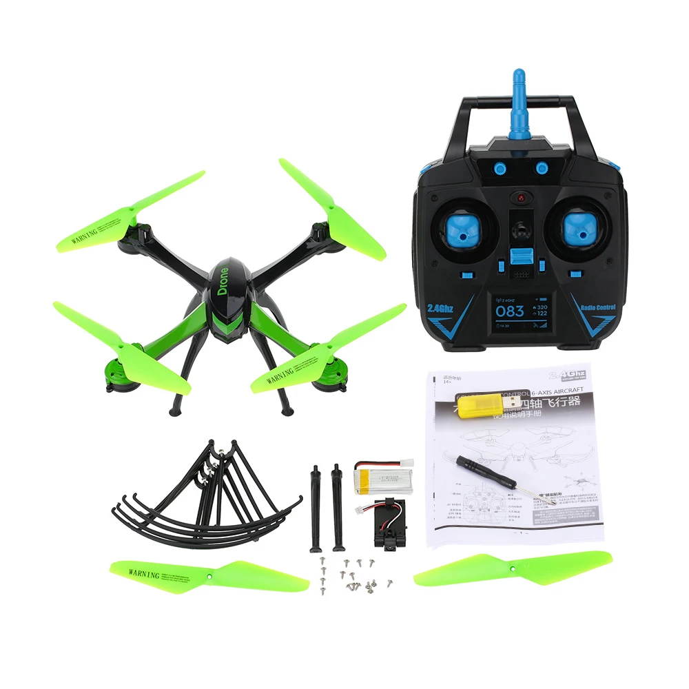 JJRC H98 2,4G 4CH 6-Axis Gyro RC Квадрокоптер с 0.3MP Камера 3D флип JJRC пульт дистанционного управления Вертолет Mi Drone с Камера VS JJRC H31