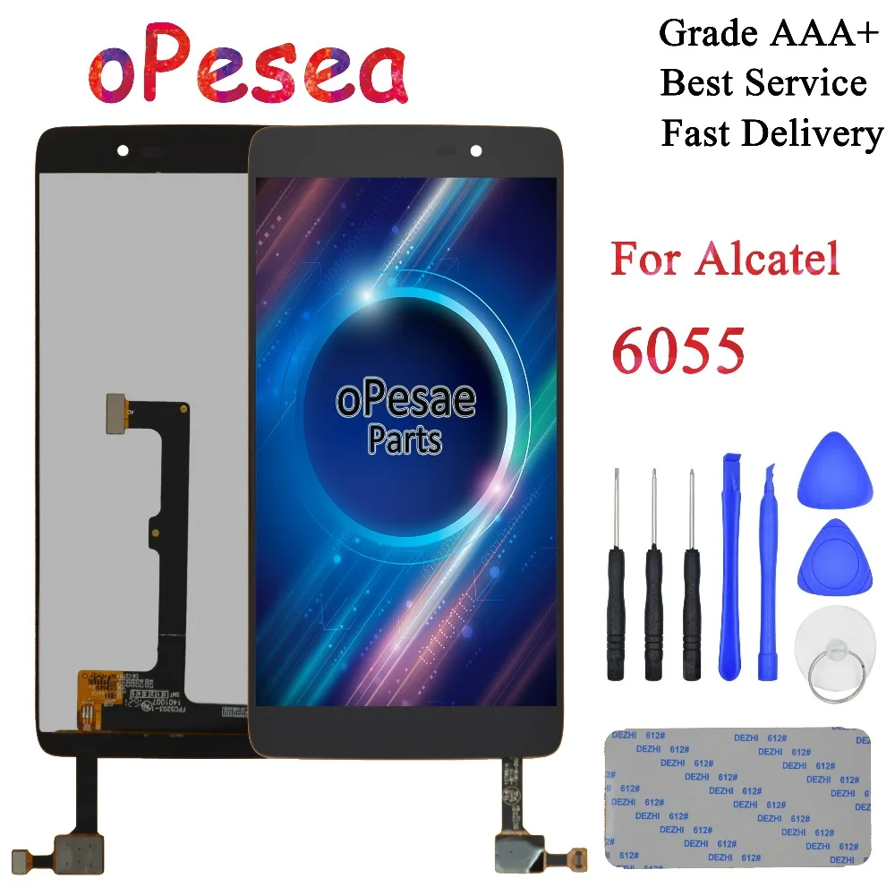 5.2'' For Alcatel One Touch Idol 4 LTE 6055 6055P 6055Y 6055H LCD Display Panel Screen Digitizer Glass Sensor Assembly | Мобильные