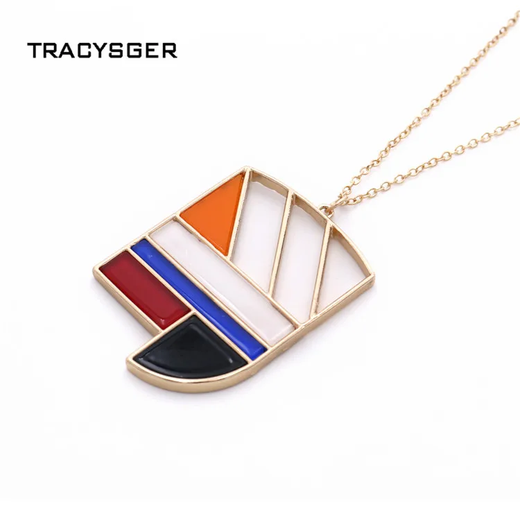 AL-N84268 /TRACYSGER/ multi-color acetic acid version combination Pendant Necklace | Украшения и аксессуары