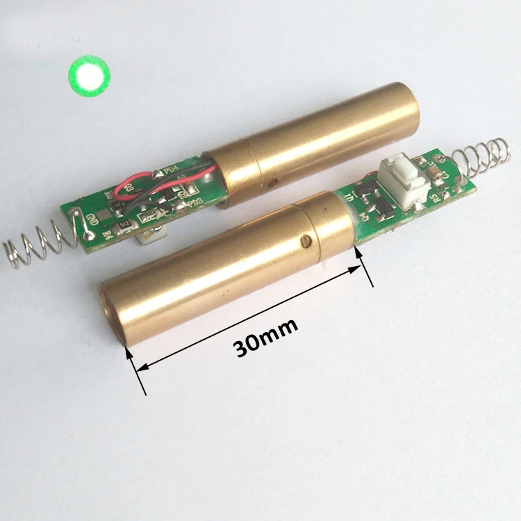 5mw 532nm green laser diode module with APC DC3V 8x30mmin Woodworking