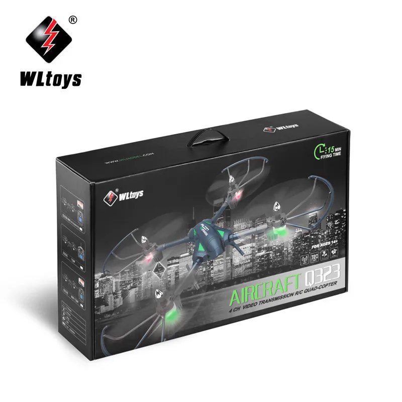 WLtoys Q323 C RC вертолет Дроны с 2.0MP HD Камера 2 4G 4CH 6 Axis Gyro удержания высоты Quadcopter RTF