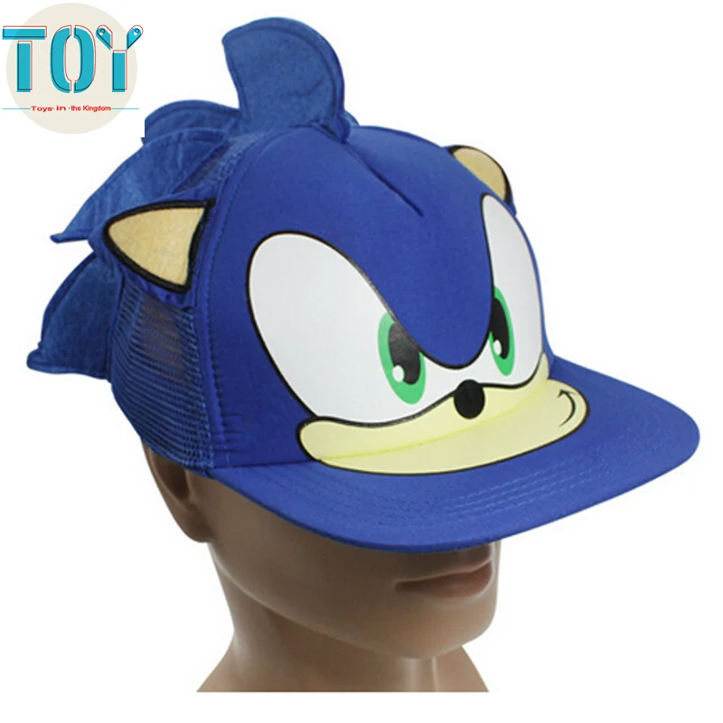 OHMETOY Sonic Ежик Регулируемая бейсболка мультфильм взрослый Косплей шляпа периметр