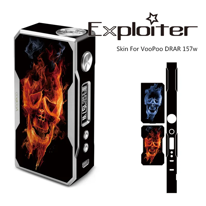 Veeape стикеры Наклейка для VOOPOO перетащите Вт 157 E Cigarett поле mod электронная сигарета s