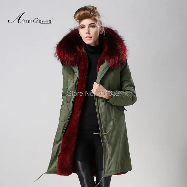 Women's and Men's Luxury Faux Fur Long Winter Trench Coat