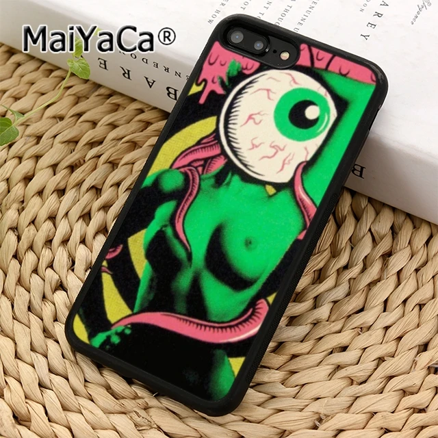 

MaiYaCa Weird Alien Horror Phone Case Cover For iPhone 11 pro 5 6s 7 8 X XR XS max Samsung Galaxy S5 S6 S7 edge S8 S9 plus