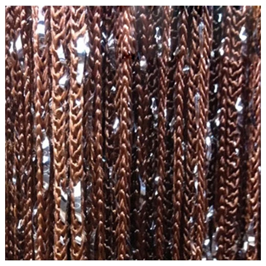 

HGHO-Room Door Window Beads Crystal String Curtain Beads Wall Panel Fringe Divider Coffee