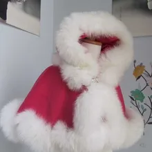 Детская age1-2 шаль со срезанной кромкой, длина 30 см, съемный капюшон, кашемировая накидка