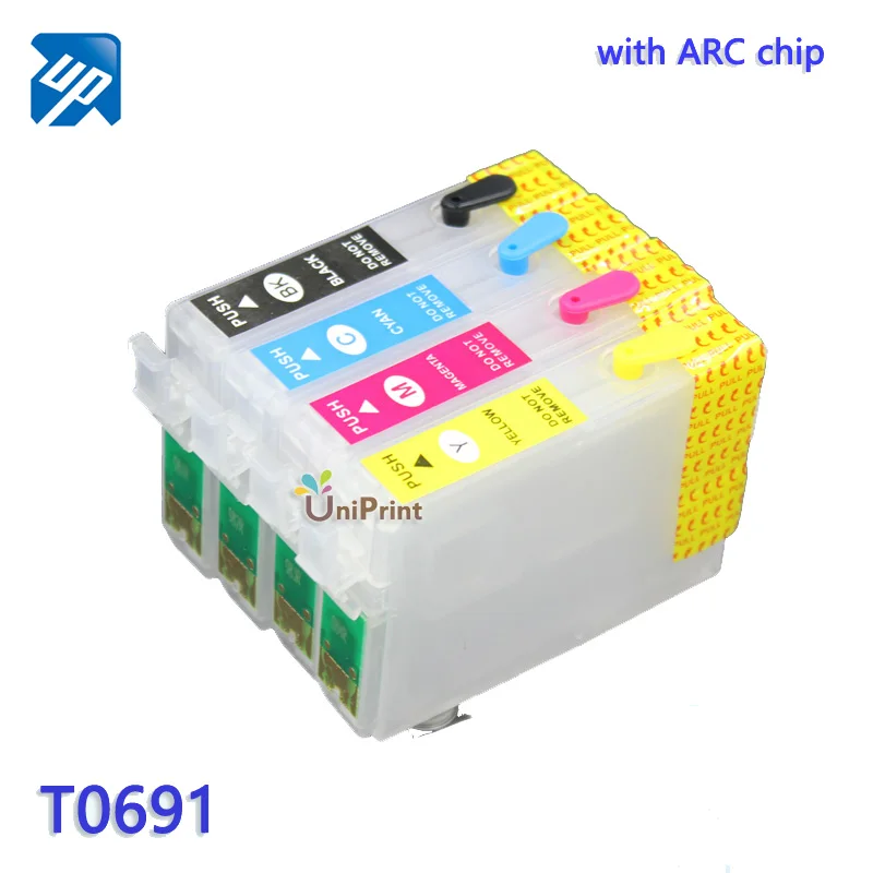 T0681 t0691 10 комплектов перезаправляемый картридж для epson NX100 NX200 300 400 105 115 215 305 415 510 515 рабочей силы 40/500/600/610